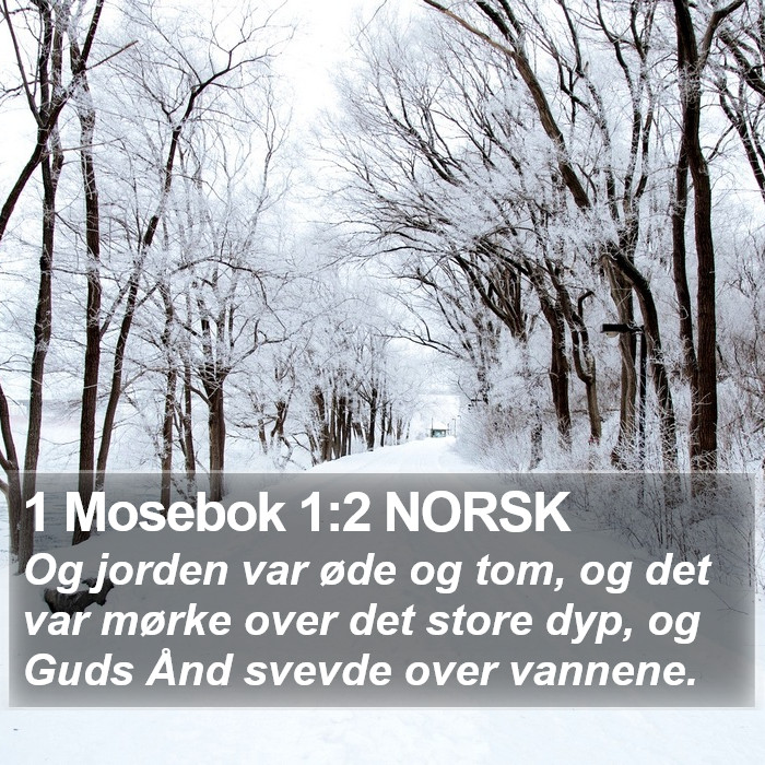 1 Mosebok 1:2 NORSK Bible Study