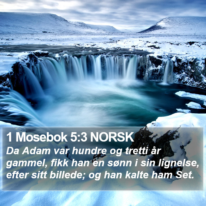 1 Mosebok 5:3 NORSK Bible Study