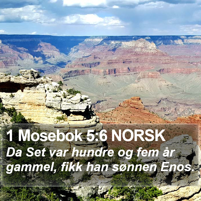 1 Mosebok 5:6 NORSK Bible Study