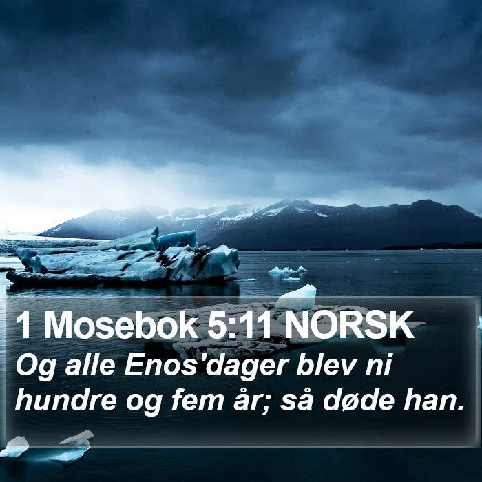 1 Mosebok 5:11 NORSK Bible Study