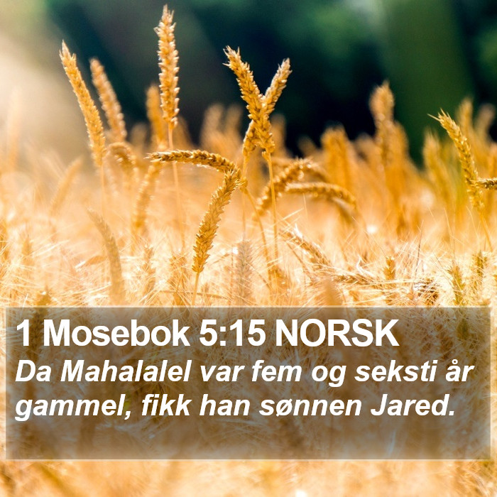 1 Mosebok 5:15 NORSK Bible Study