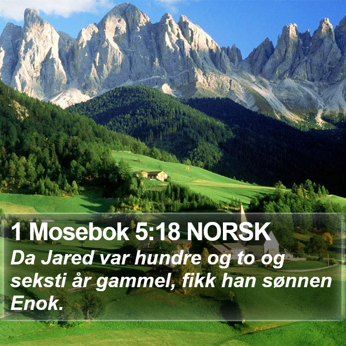 1 Mosebok 5:18 NORSK Bible Study