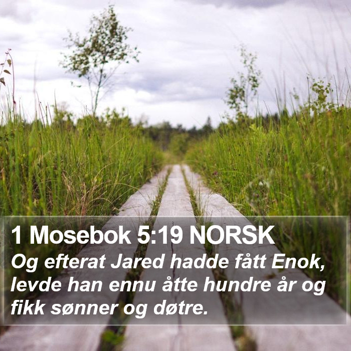 1 Mosebok 5:19 NORSK Bible Study