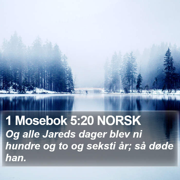 1 Mosebok 5:20 NORSK Bible Study