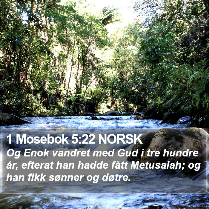 1 Mosebok 5:22 NORSK Bible Study