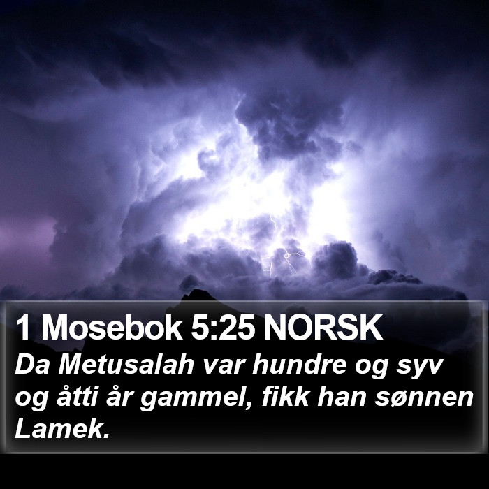 1 Mosebok 5:25 NORSK Bible Study