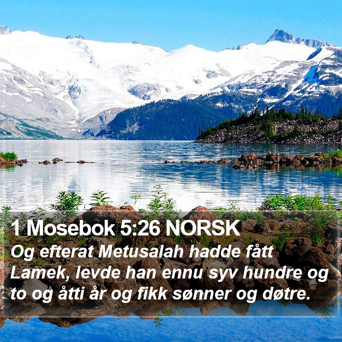 1 Mosebok 5:26 NORSK Bible Study