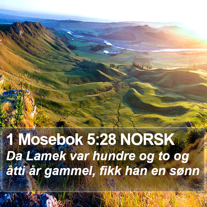 1 Mosebok 5:28 NORSK Bible Study