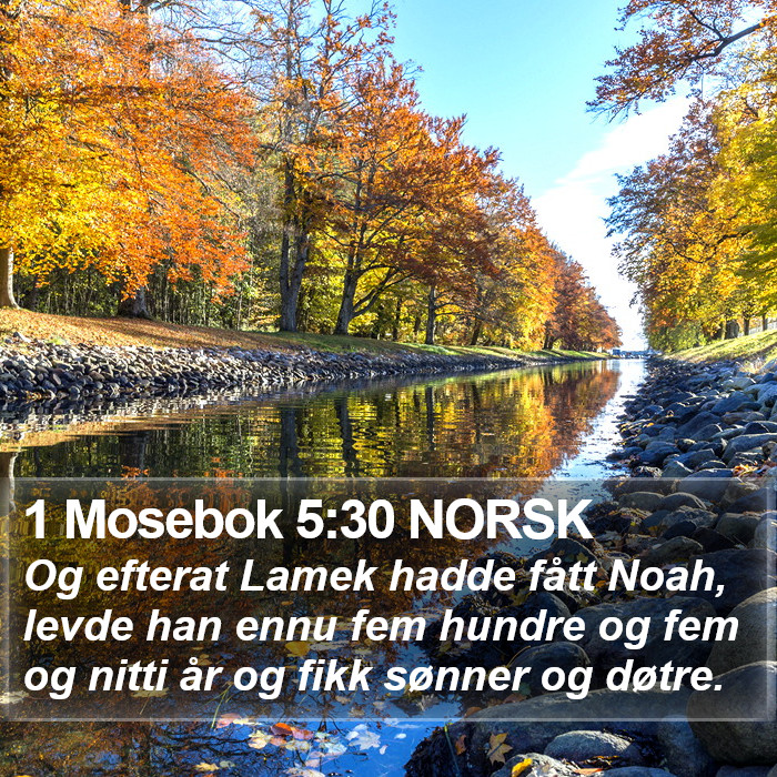 1 Mosebok 5:30 NORSK Bible Study