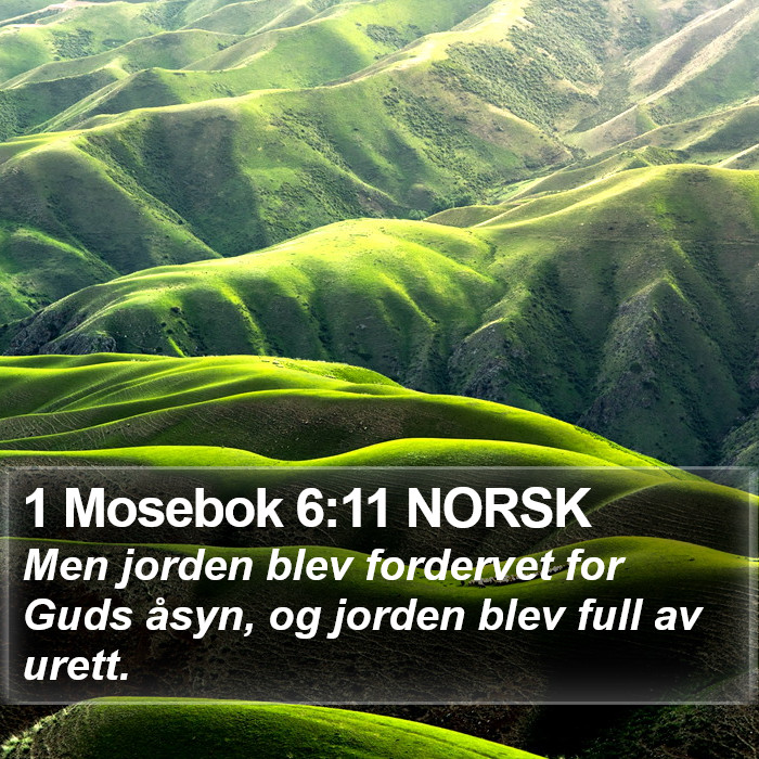 1 Mosebok 6:11 NORSK Bible Study