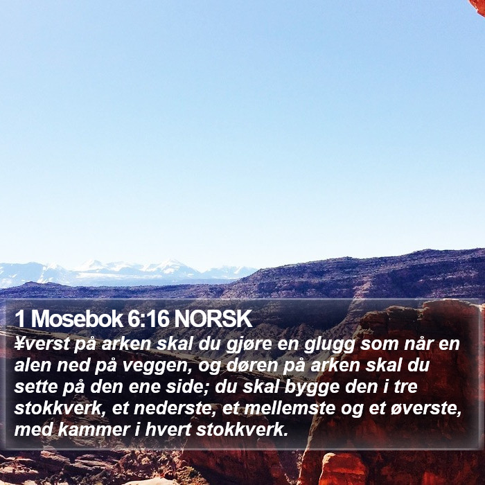 1 Mosebok 6:16 NORSK Bible Study