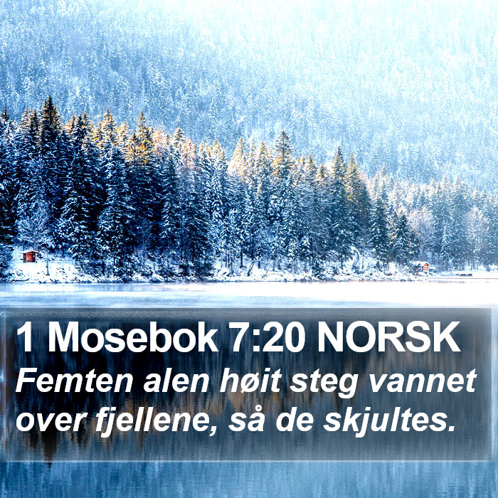 1 Mosebok 7:20 NORSK Bible Study