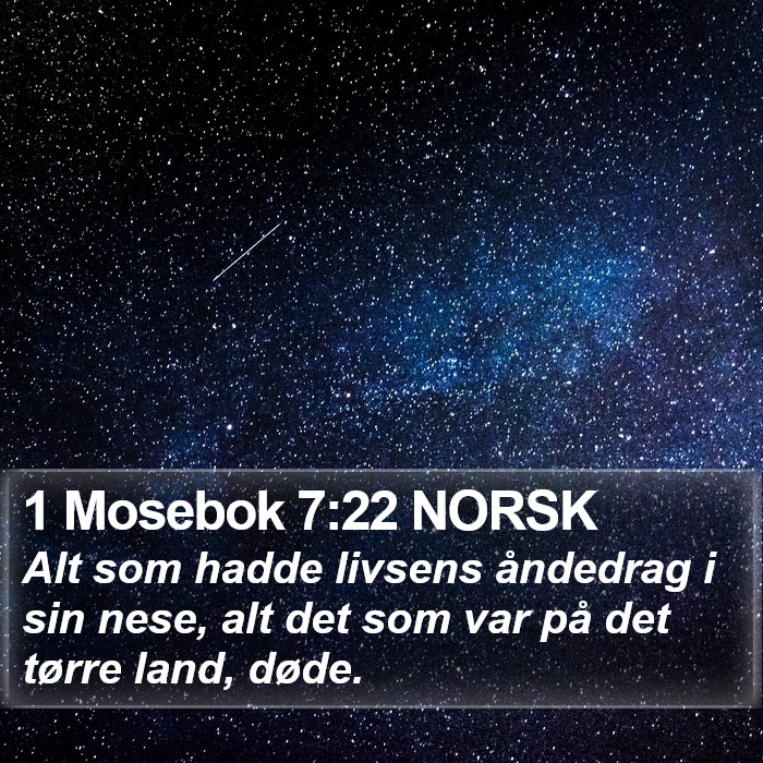 1 Mosebok 7:22 NORSK Bible Study