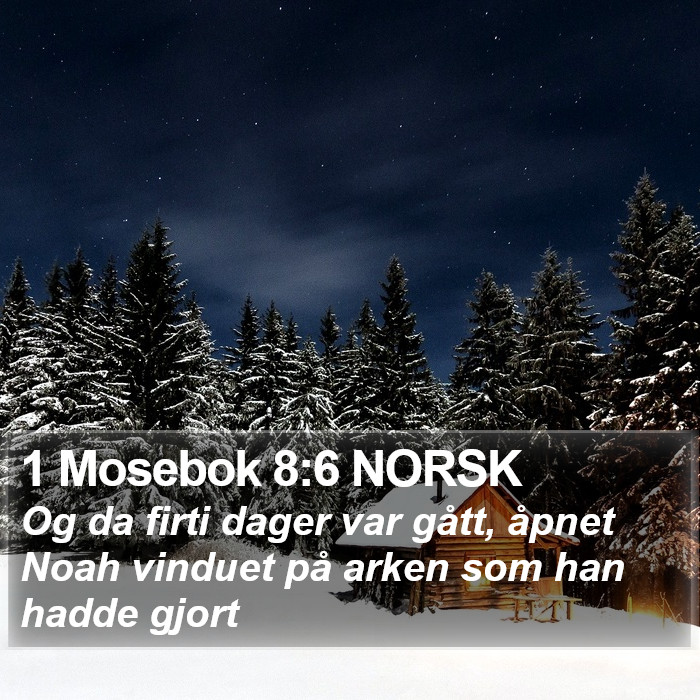 1 Mosebok 8:6 NORSK Bible Study