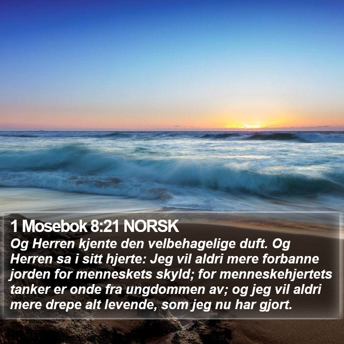 1 Mosebok 8:21 NORSK Bible Study