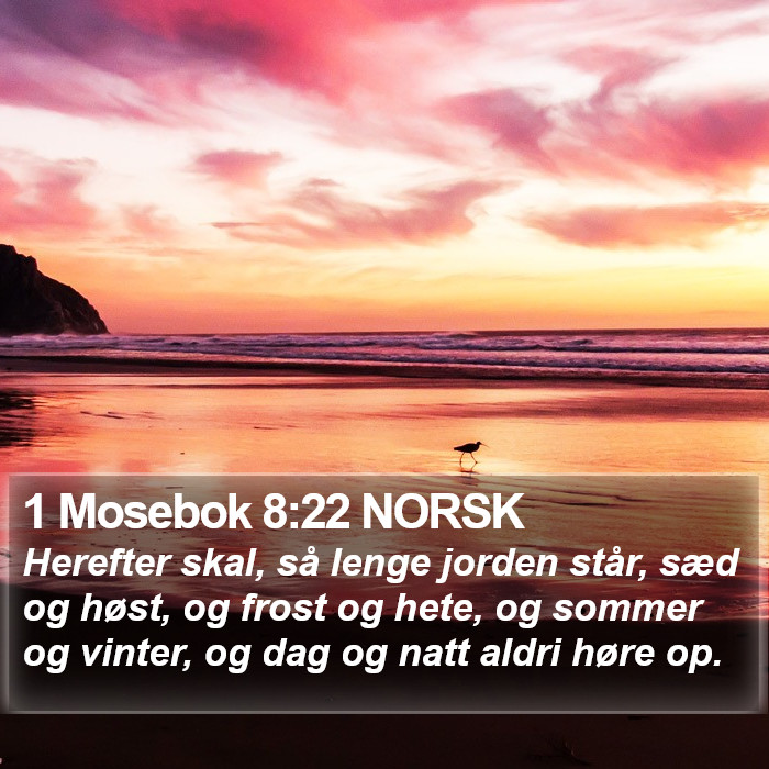 1 Mosebok 8:22 NORSK Bible Study