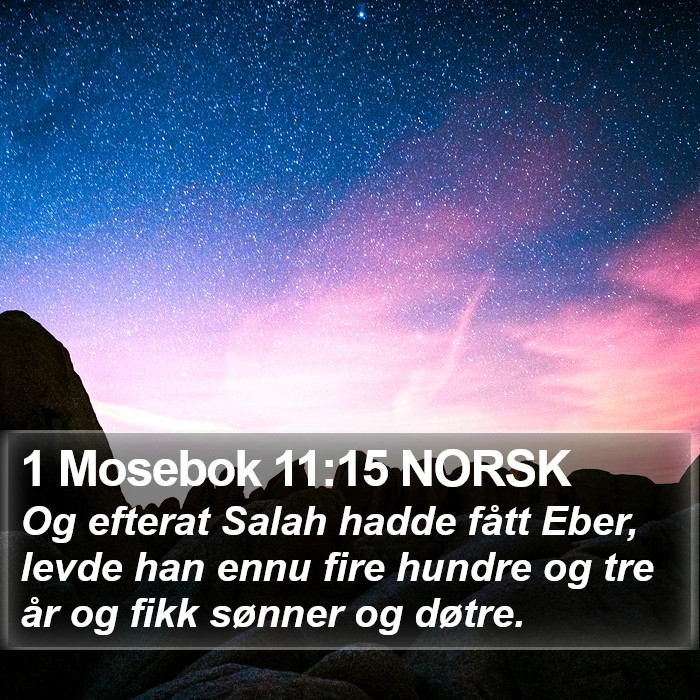 1 Mosebok 11:15 NORSK Bible Study