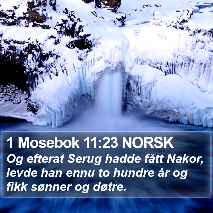 1 Mosebok 11:23 NORSK Bible Study