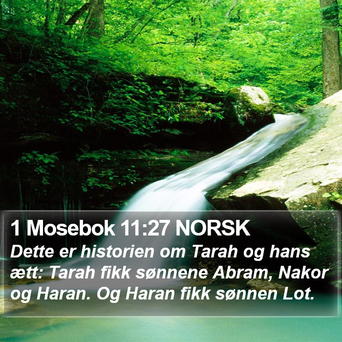 1 Mosebok 11:27 NORSK Bible Study