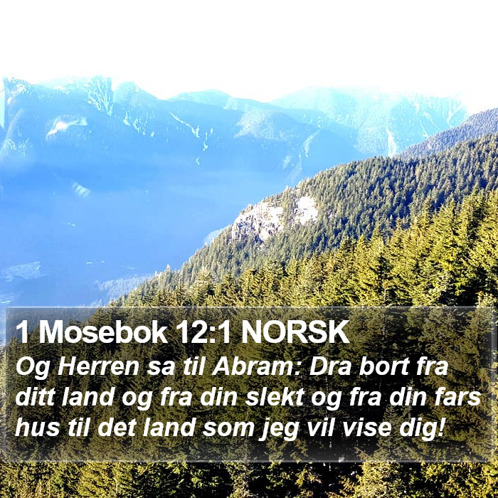 1 Mosebok 12:1 NORSK Bible Study