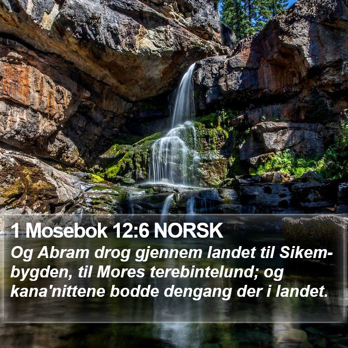 1 Mosebok 12:6 NORSK Bible Study