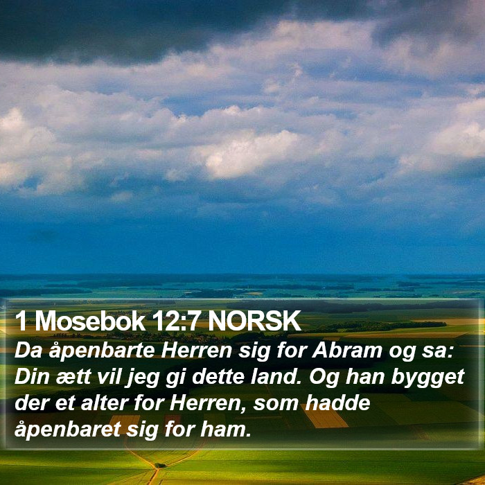 1 Mosebok 12:7 NORSK Bible Study