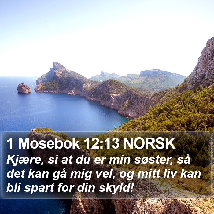 1 Mosebok 12:13 NORSK Bible Study