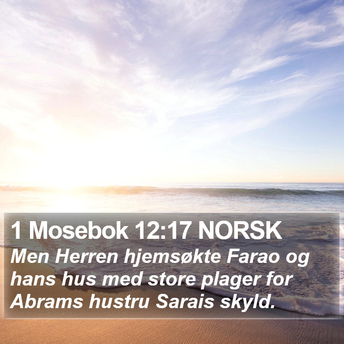 1 Mosebok 12:17 NORSK Bible Study