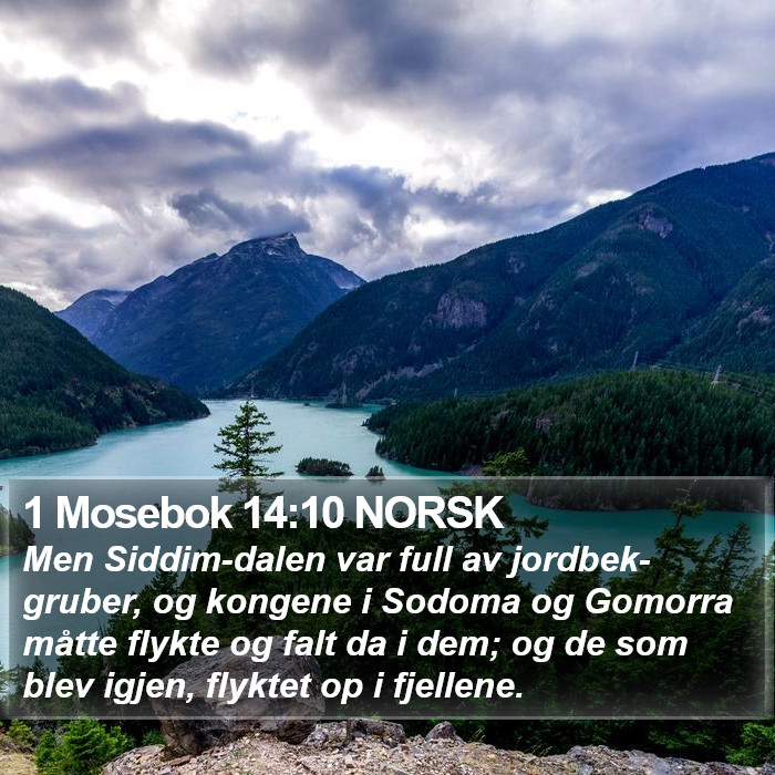 1 Mosebok 14:10 NORSK Bible Study