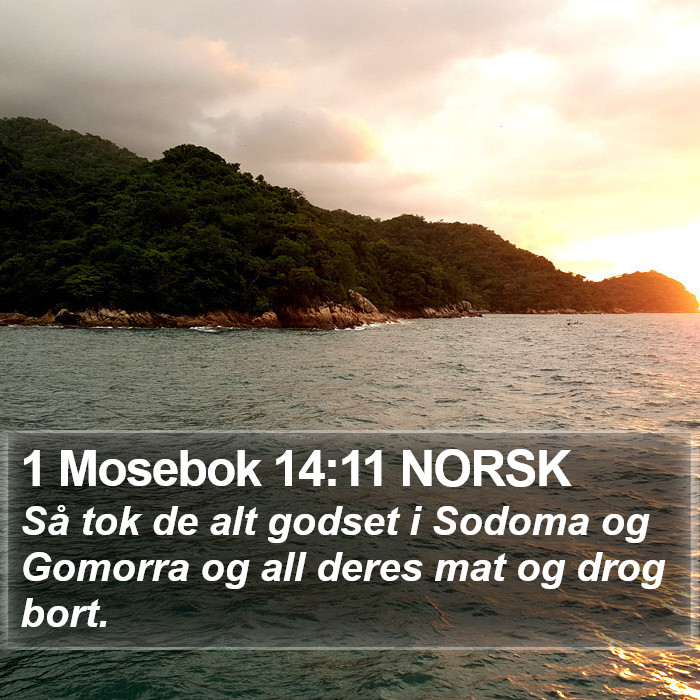 1 Mosebok 14:11 NORSK Bible Study