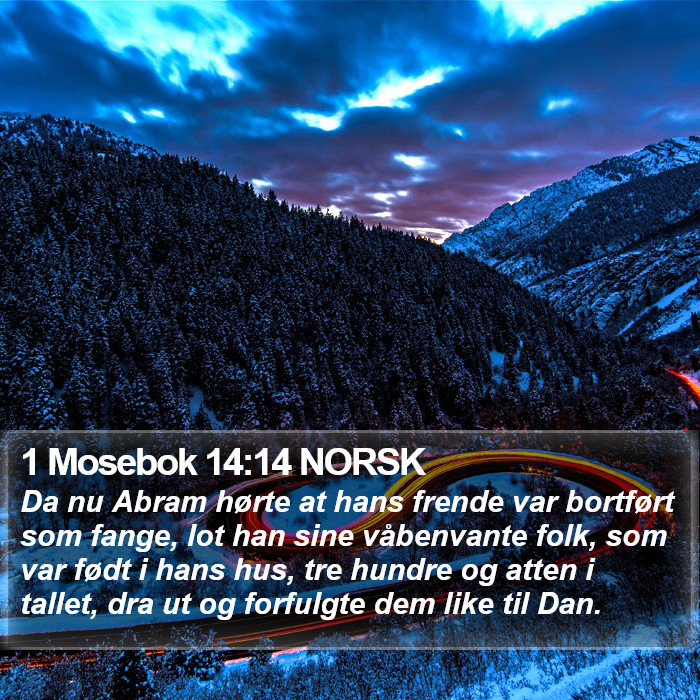 1 Mosebok 14:14 NORSK Bible Study