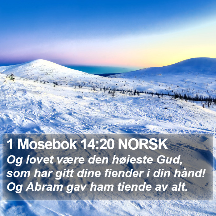 1 Mosebok 14:20 NORSK Bible Study