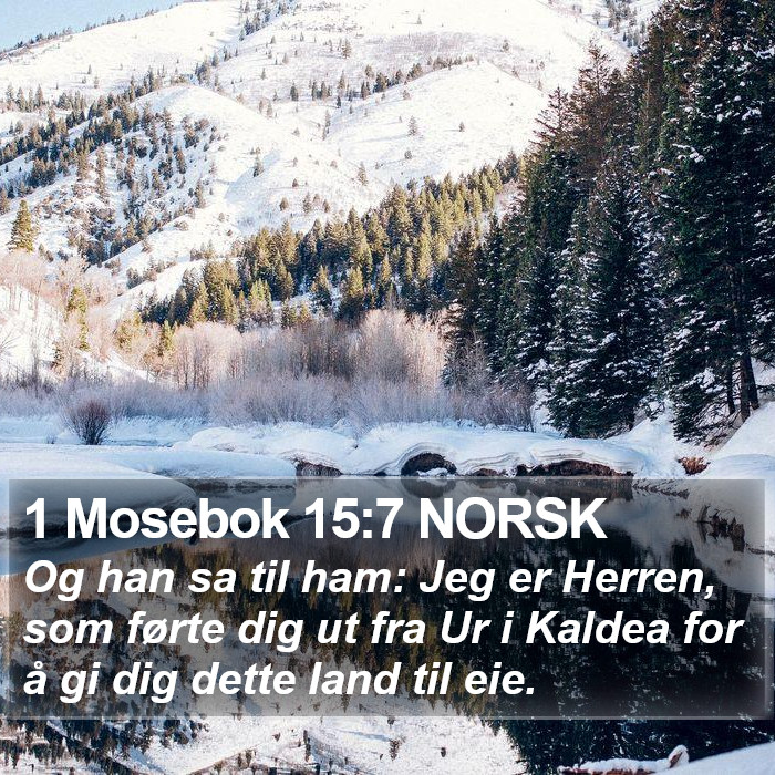 1 Mosebok 15:7 NORSK Bible Study