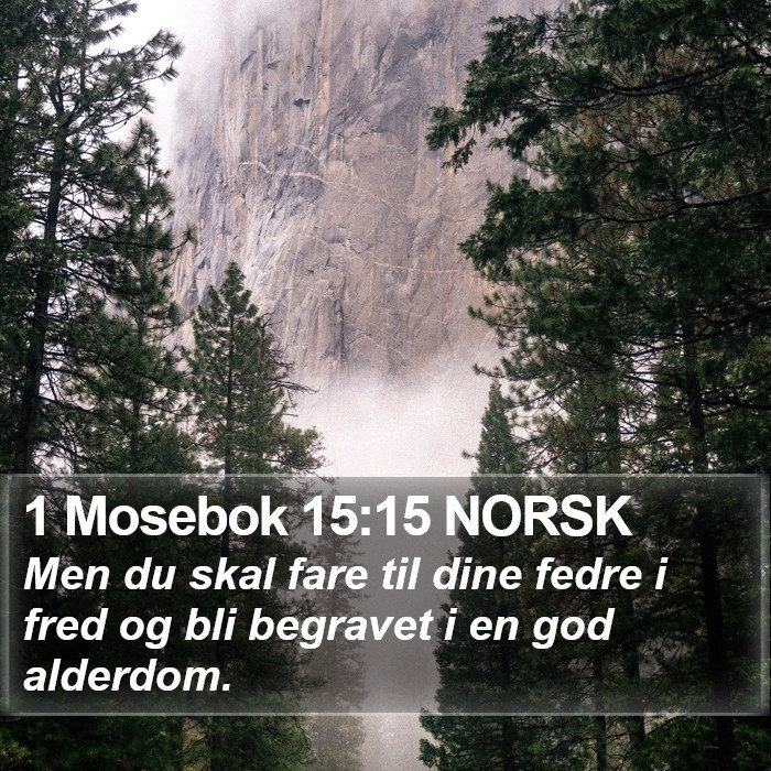 1 Mosebok 15:15 NORSK Bible Study