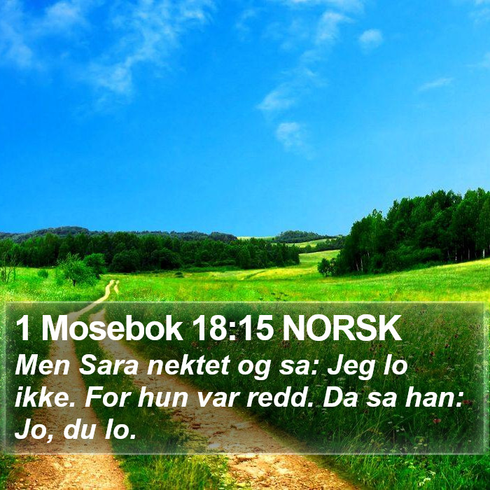 1 Mosebok 18:15 NORSK Bible Study