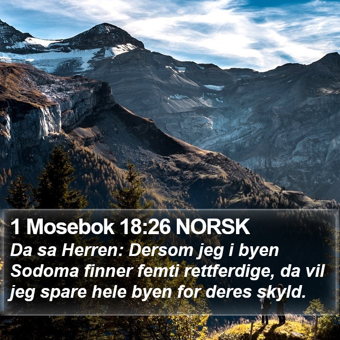 1 Mosebok 18:26 NORSK Bible Study