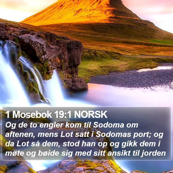 1 Mosebok 19:1 NORSK Bible Study