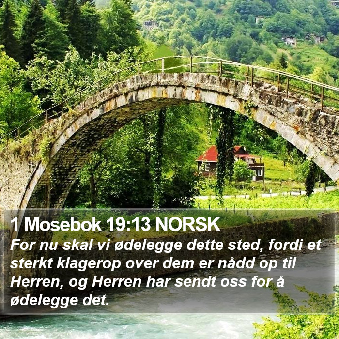 1 Mosebok 19:13 NORSK Bible Study