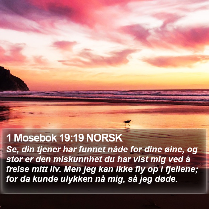 1 Mosebok 19:19 NORSK Bible Study