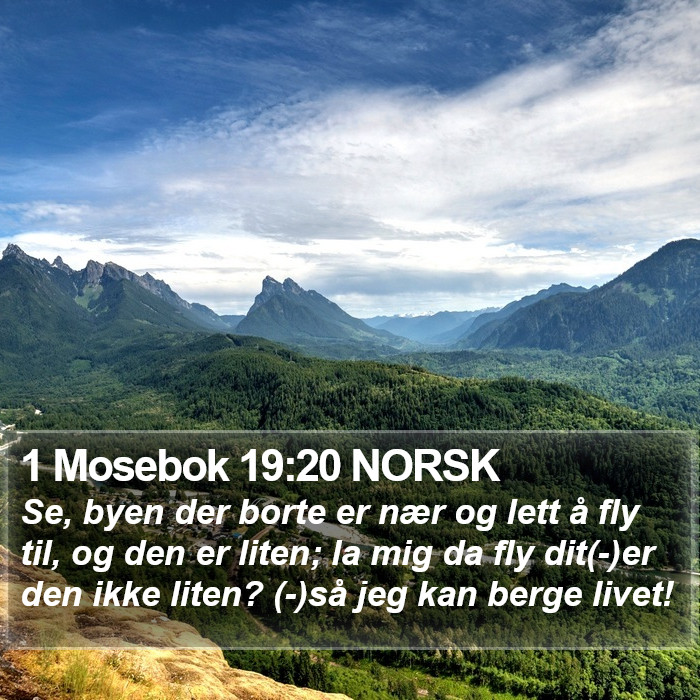 1 Mosebok 19:20 NORSK Bible Study