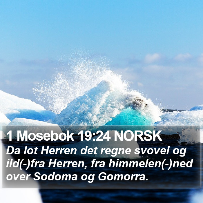 1 Mosebok 19:24 NORSK Bible Study