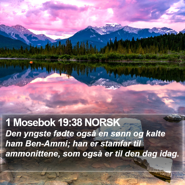 1 Mosebok 19:38 NORSK Bible Study