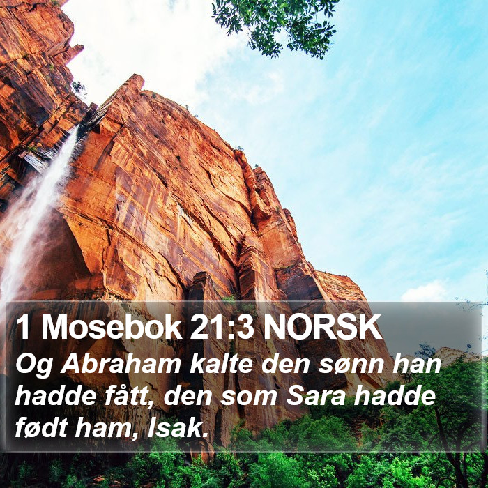 1 Mosebok 21:3 NORSK Bible Study