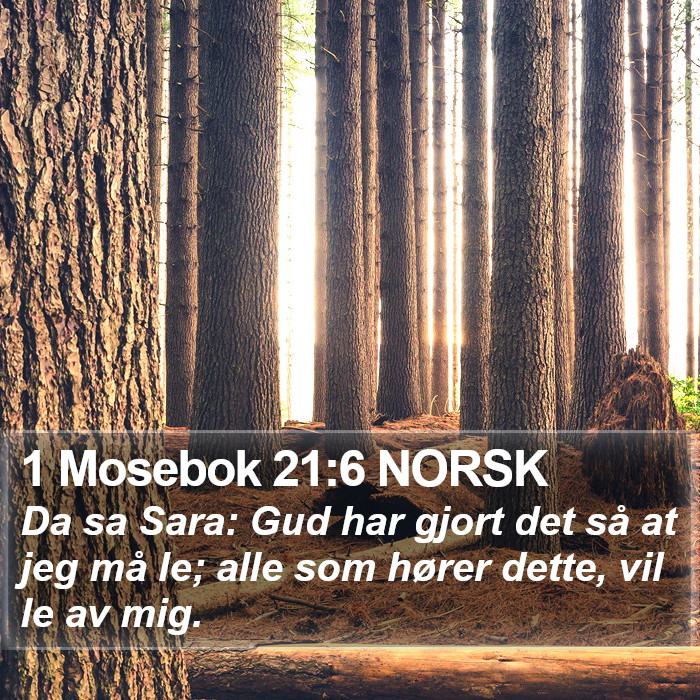 1 Mosebok 21:6 NORSK Bible Study