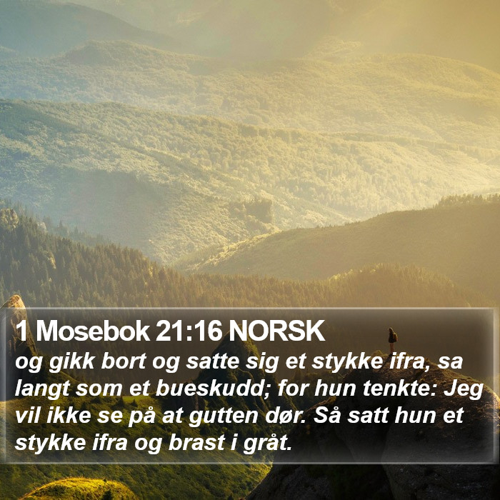 1 Mosebok 21:16 NORSK Bible Study