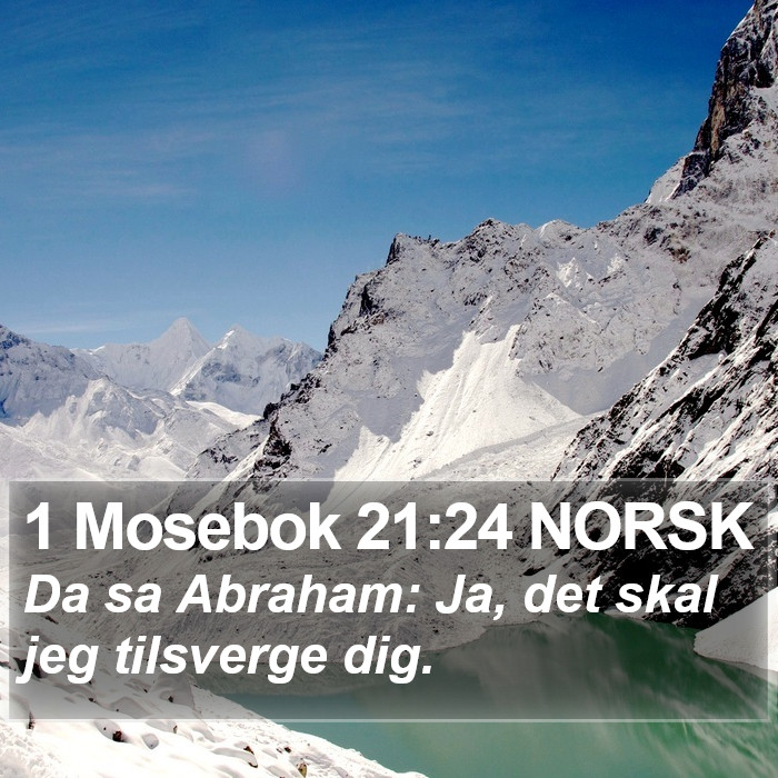 1 Mosebok 21:24 NORSK Bible Study