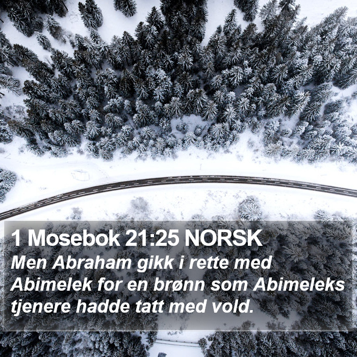 1 Mosebok 21:25 NORSK Bible Study