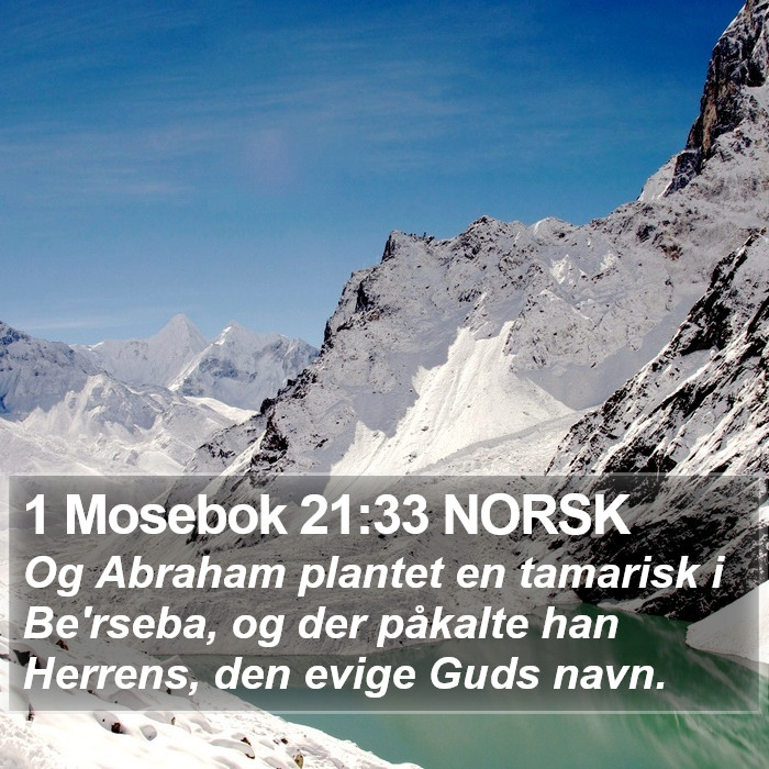 1 Mosebok 21:33 NORSK Bible Study