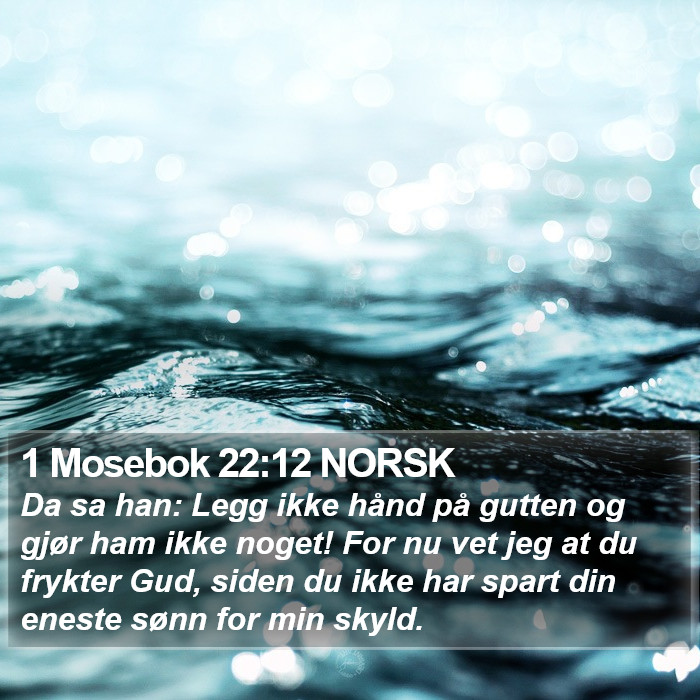 1 Mosebok 22:12 NORSK Bible Study