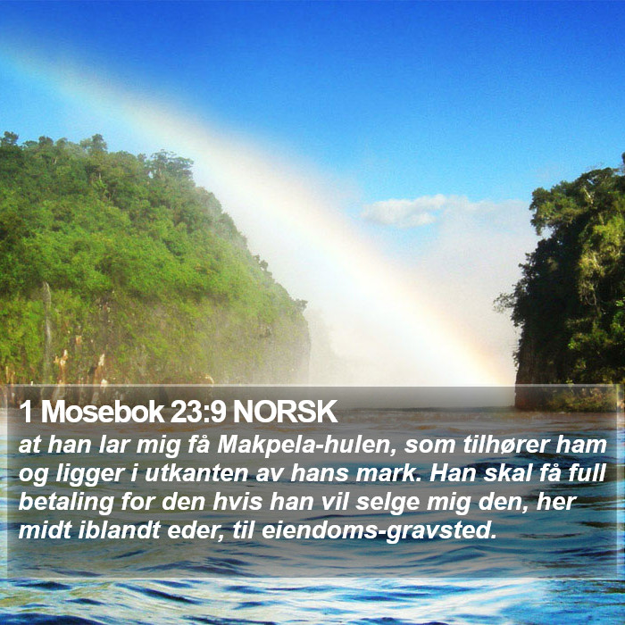 1 Mosebok 23:9 NORSK Bible Study